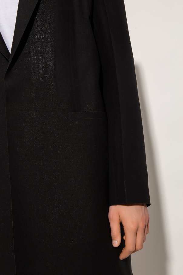 【送料&関税込】Givenchy Black Wool Blend Coat Formal coat in wool in - black | Givenchy US
